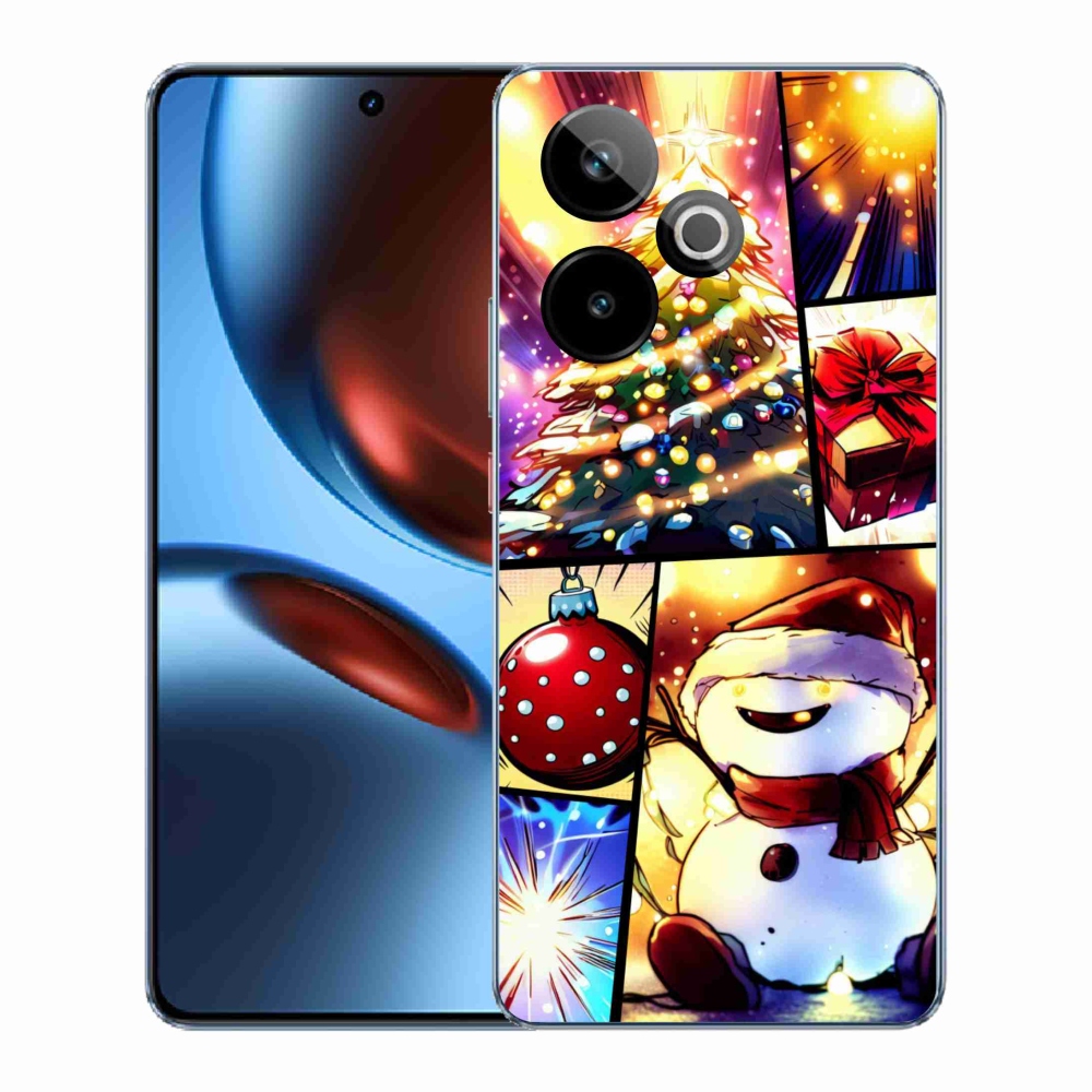 Gélový kryt mmCase na Realme GT 7 5G/GT 7T 5G - vianočné motívy 1