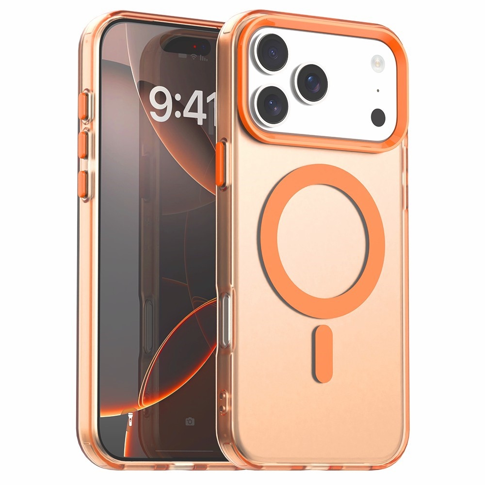 Candy gélový obal s MagSafe na iPhone 17 Pro - oranžový