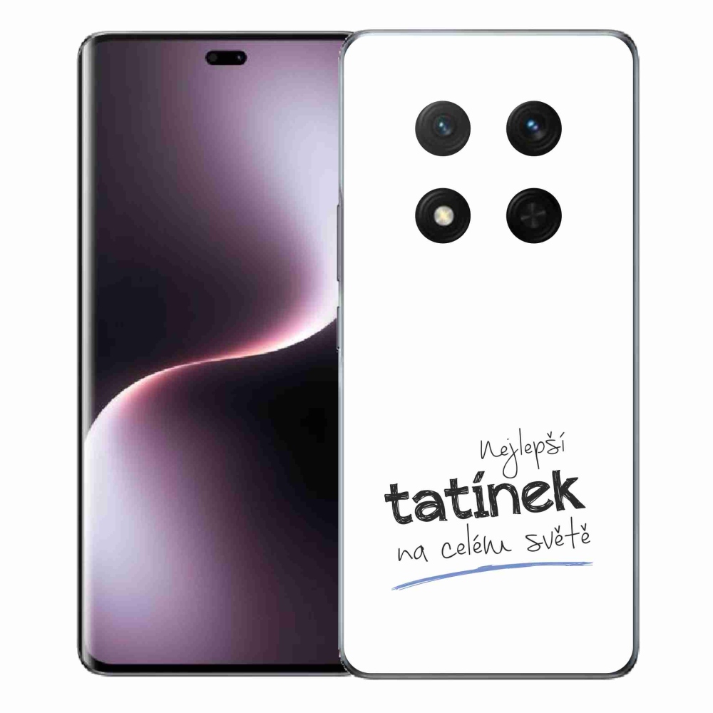 Gélový kryt mmCase na Honor Magic 7 Lite 5G - najlepší otecko 4 biele pozadie