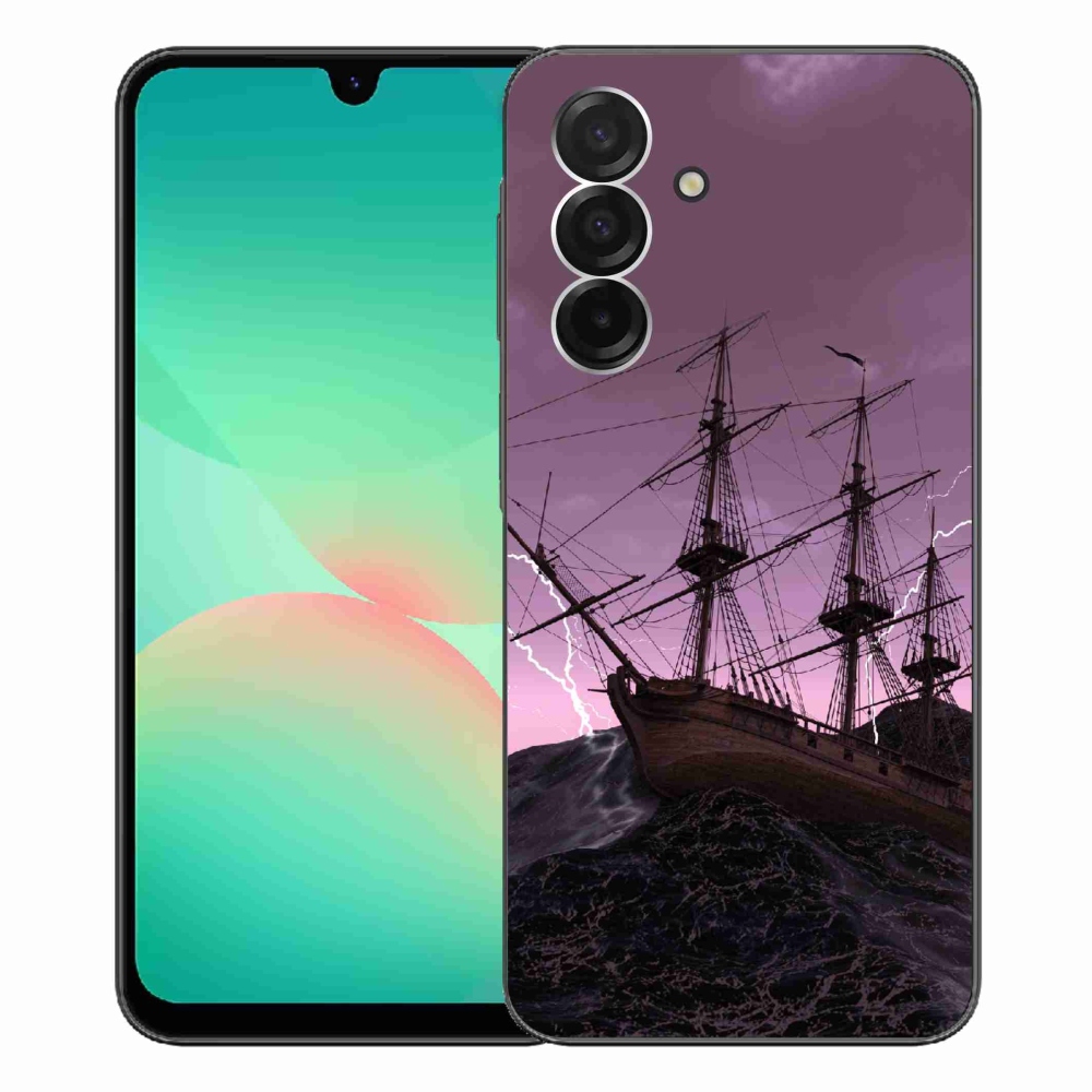 Gélový kryt mmCase na Samsung Galaxy A26 5G - loď v búrke