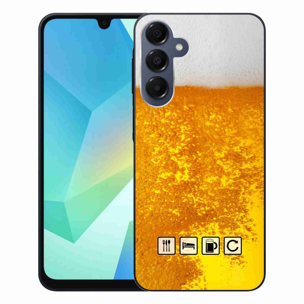 Gélový kryt mmCase na Samsung Galaxy A16 4G/5G - pivný motív 3