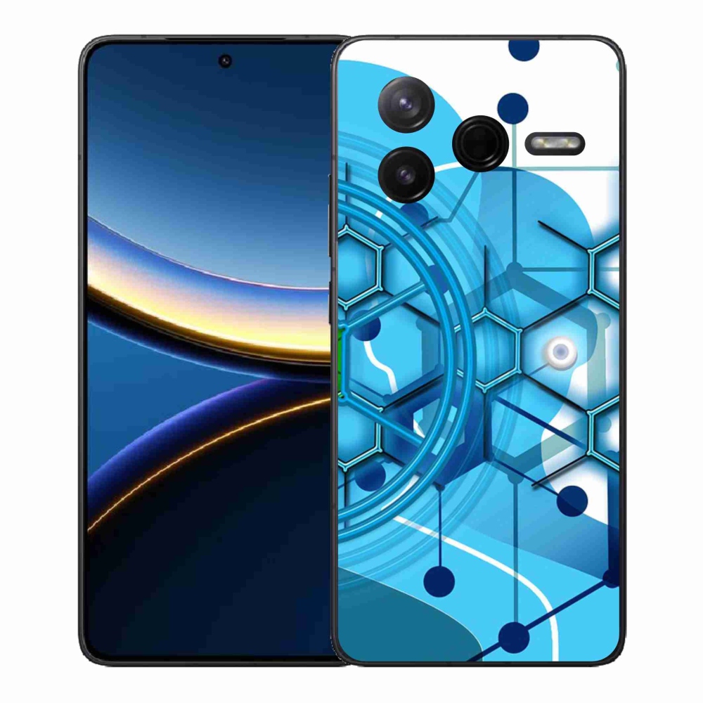 Gélový kryt mmCase na Xiaomi Poco F7 Pro - abstraktný vzor 2
