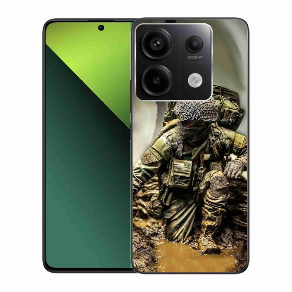 Gélový kryt mmCase na Xiaomi Redmi Note 13 Pro 5G/Poco X6 5G - vojak