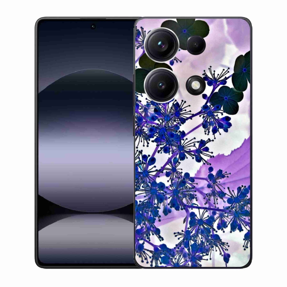 Gélový kryt mmCase na Xiaomi Redmi Note 14S - kvet hortenzie