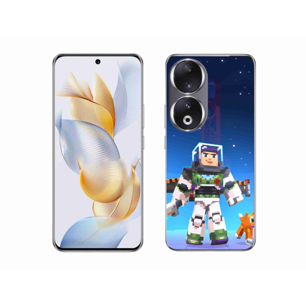 Gélový kryt mmCase na Honor 90 - minecraft 2