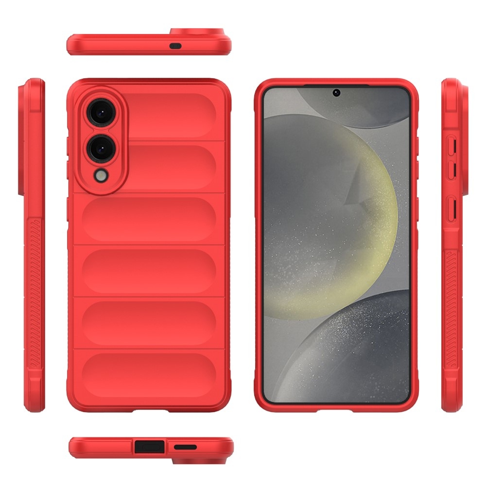 Rugg odolný gélový obal na Samsung Galaxy S25 Edge - červený