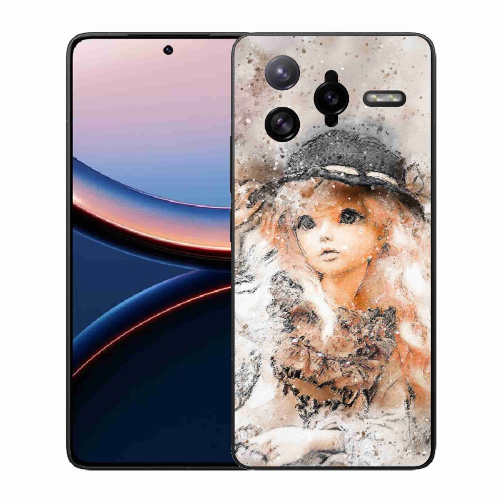 Gélový kryt mmCase na Xiaomi Poco F7 Ultra - dievčatko s klobúkom