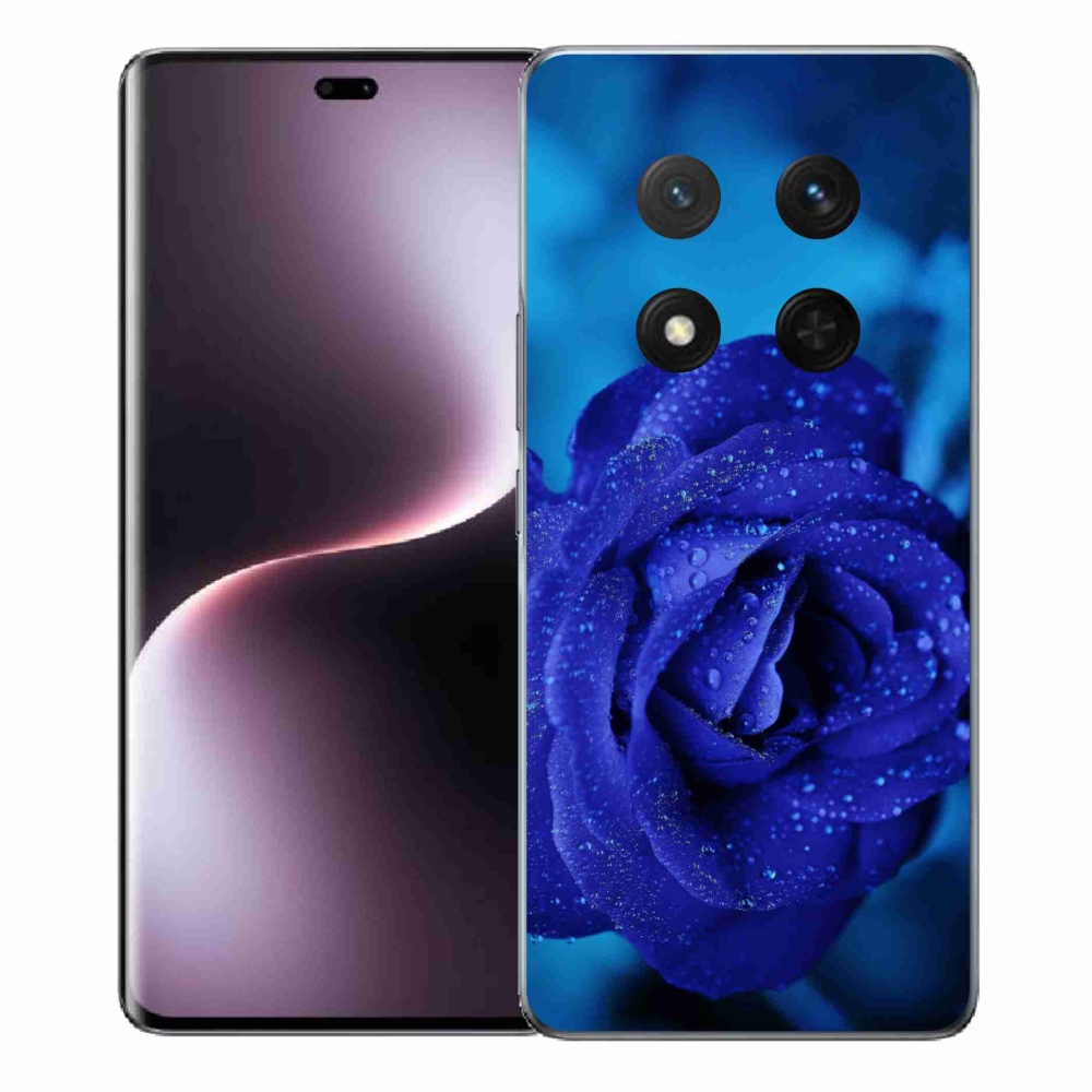 Gélový kryt mmCase na Honor Magic 7 Lite 5G - modrá ruža