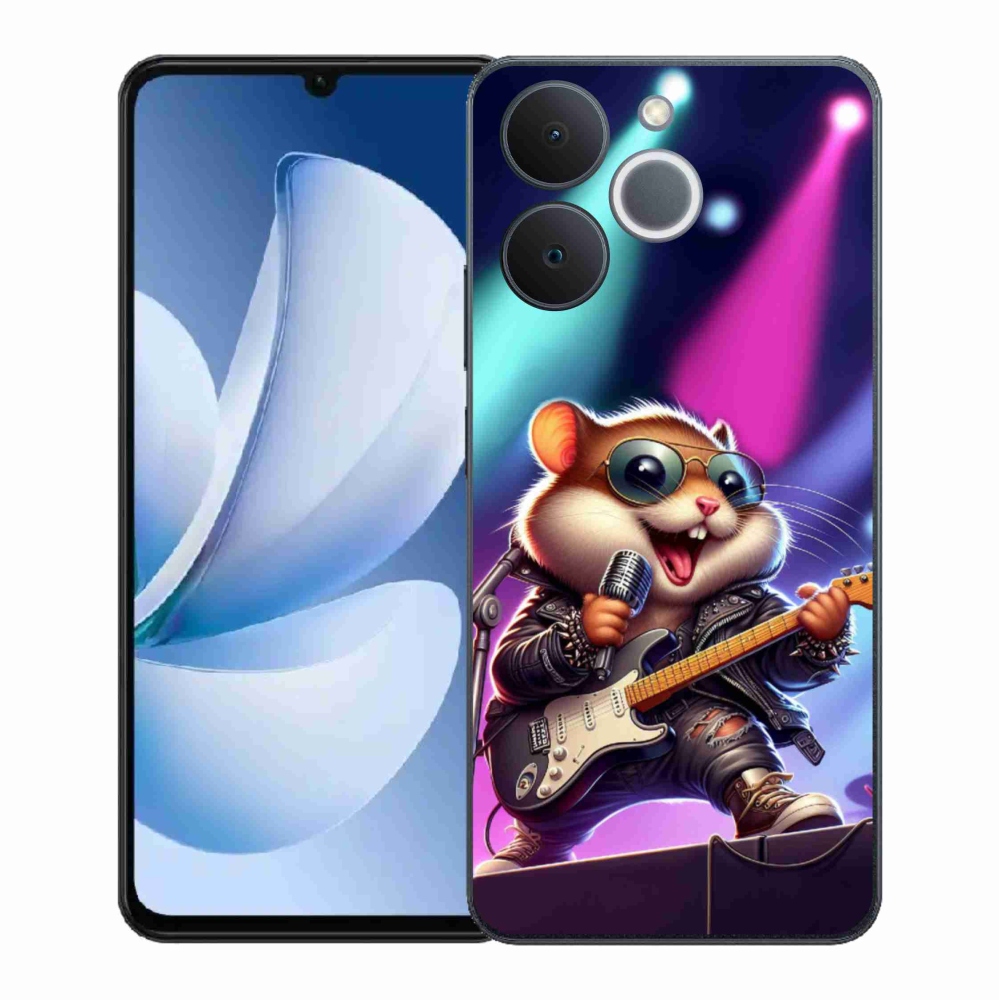 Gélový kryt mmCase na Realme Note 70T - škrečok rocker