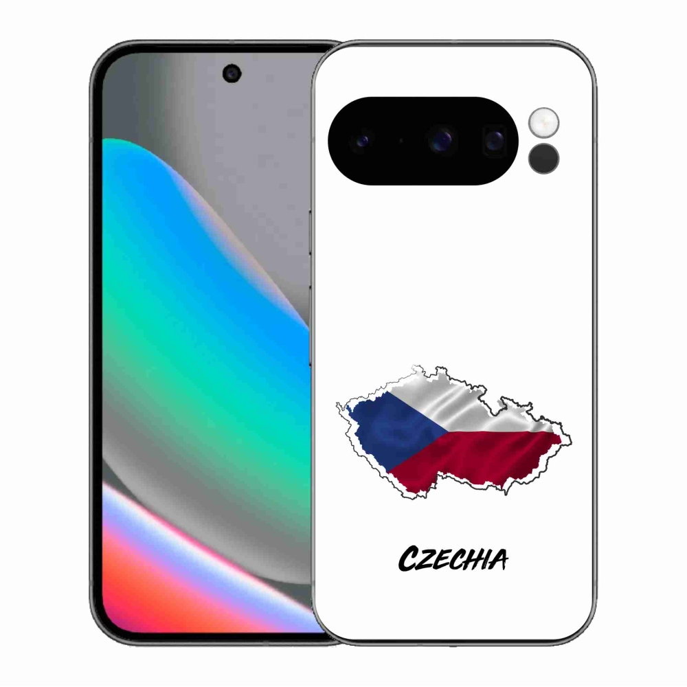 Gélový kryt mmCase na Google Pixel 10 Pro - Czechia biele pozadie