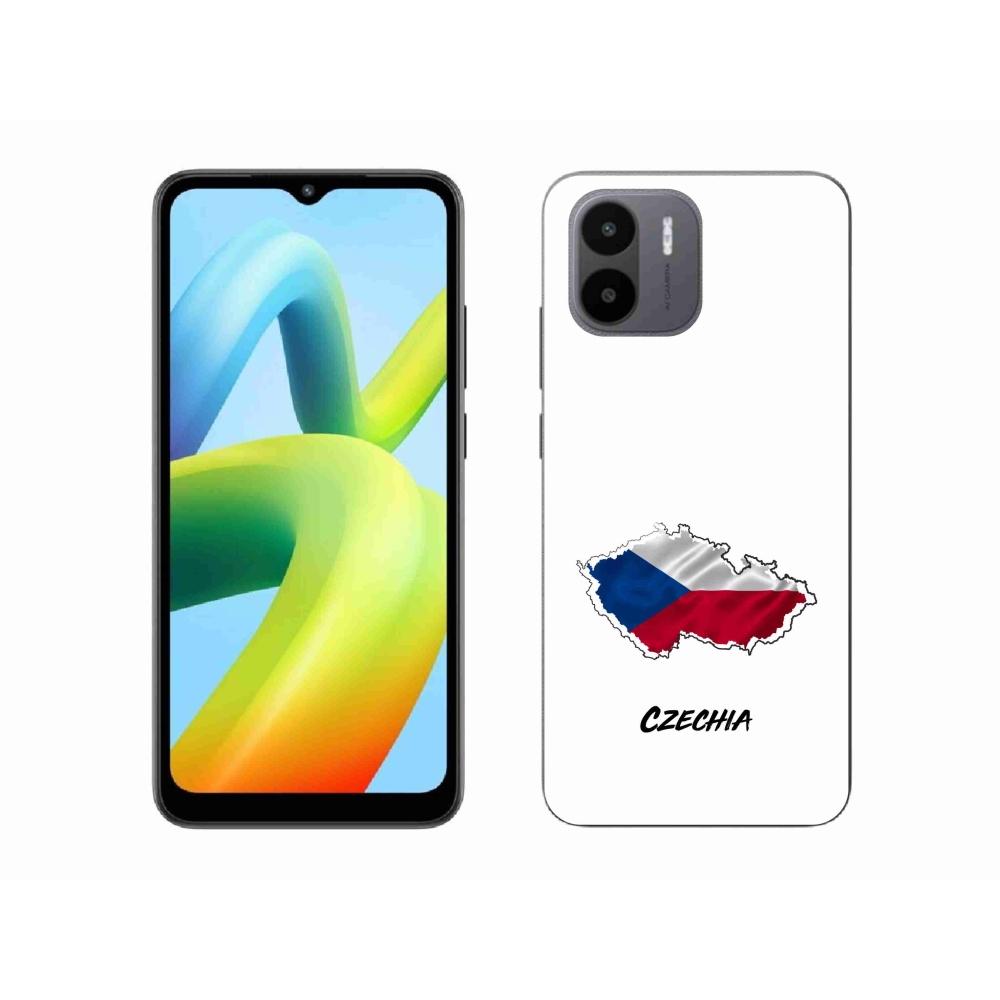 Gélový kryt mmCase na Xiaomi Redmi A1 - Czechia biele pozadie