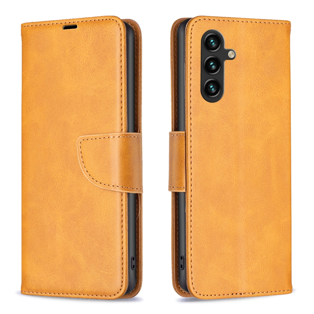 Case knižkové púzdro na Samsung Galaxy S25 FE - žlté