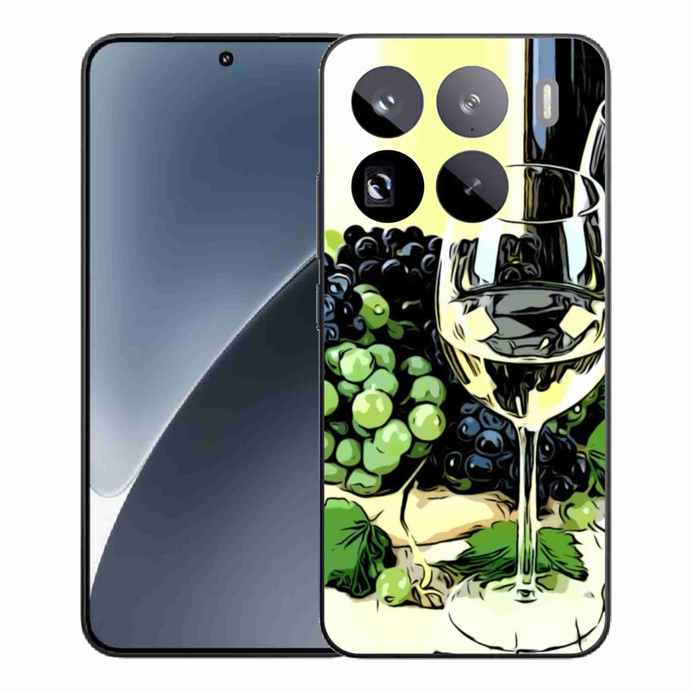Gélový kryt mmCase na Xiaomi 15 Pro - pohár vína