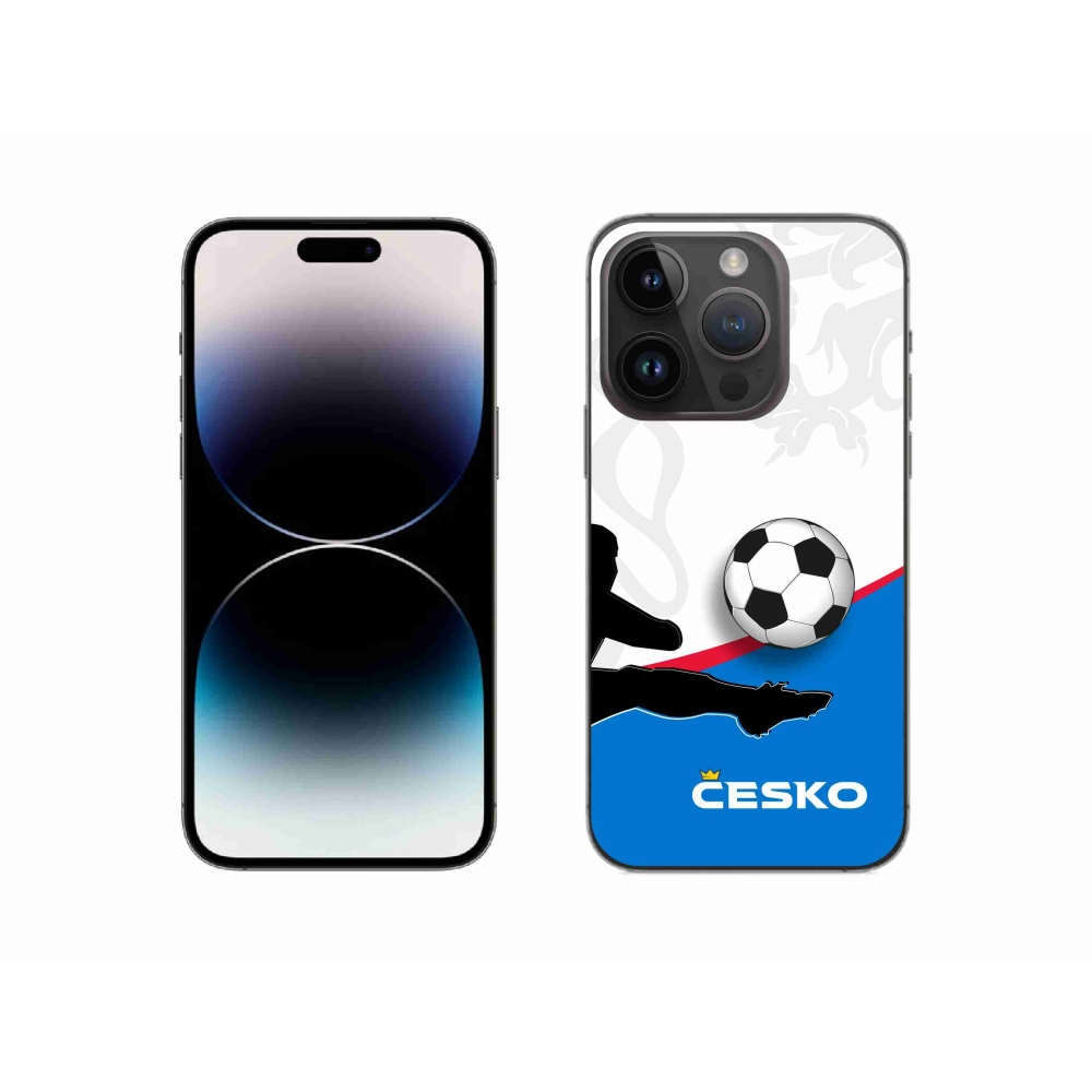 Gélový kryt mmCase na iPhone 14 Pro 6.1 - futbal Česko 3