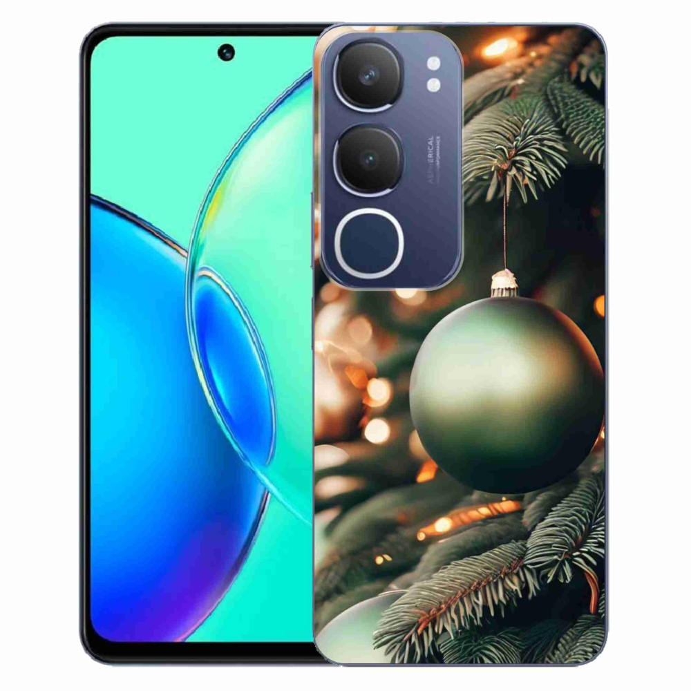 Gélový kryt mmCase na Vivo Y19s - vianočné ozdoby 1
