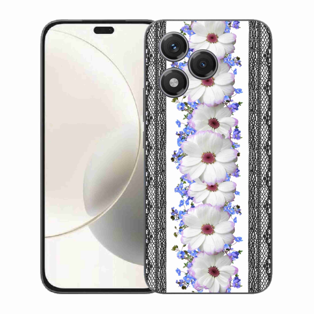 Gélový kryt mmCase na Honor 400 Lite - kvety 8