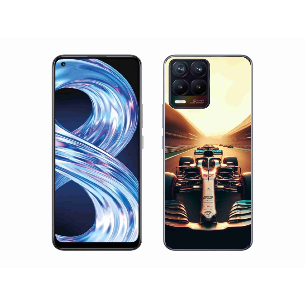 Gélový kryt mmCase na Realme 8 Pro - formula 1