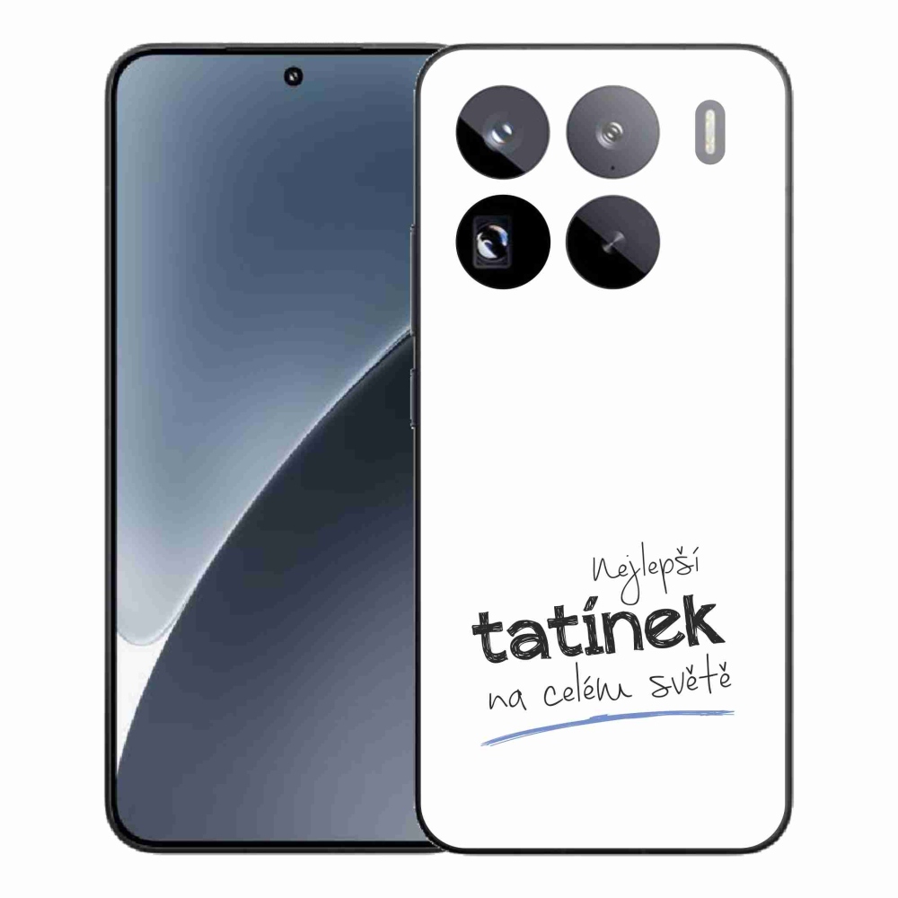 Gélový kryt mmCase na Xiaomi 15 Pro - najlepší otecko 4 biele pozadie