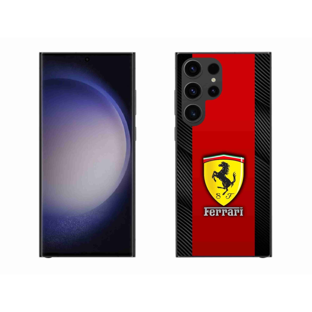 Gélový kryt mmCase na Samsung Galaxy S23 Ultra 5G - ferrari