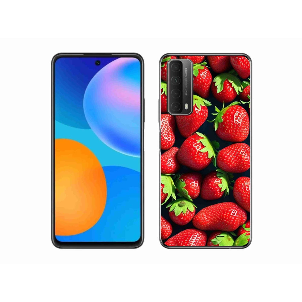 Gelový kryt mmCase na Huawei P Smart (2021) - jahody