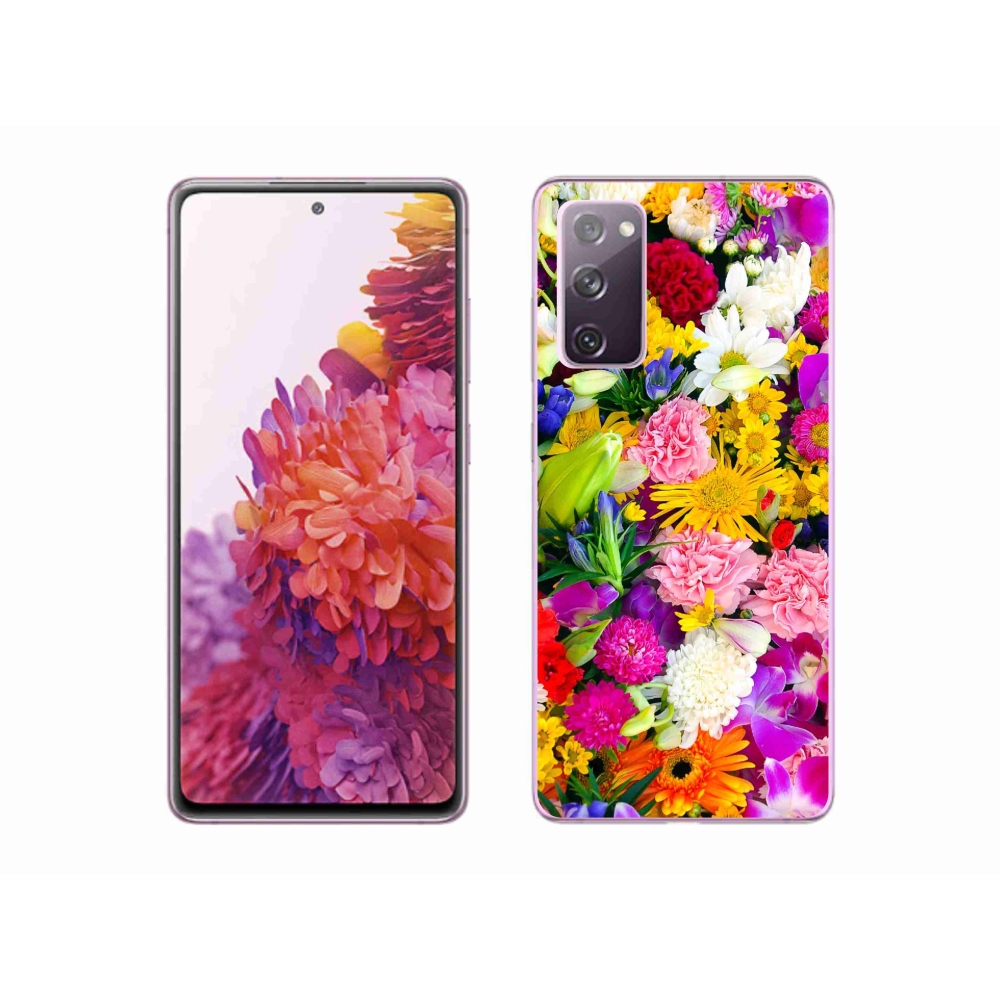 Gélový kryt mmCase na Samsung Galaxy S20 FE - kvety 12