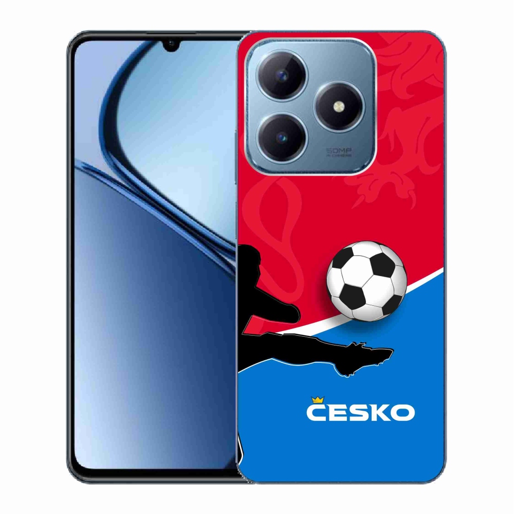 Gélový kryt mmCase na Realme C63 - futbal Česko 2