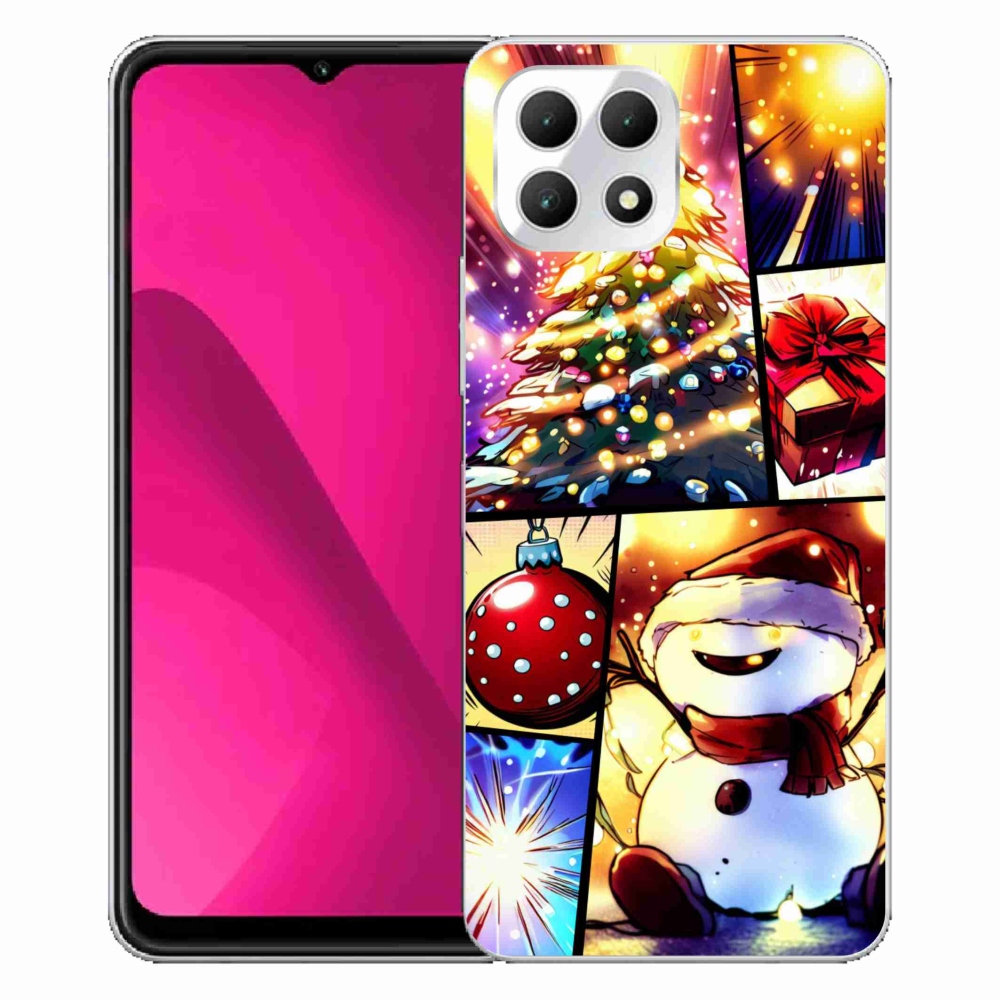 Gélový kryt mmCase na T-Mobile T Phone 2 - vianočné motívy 1