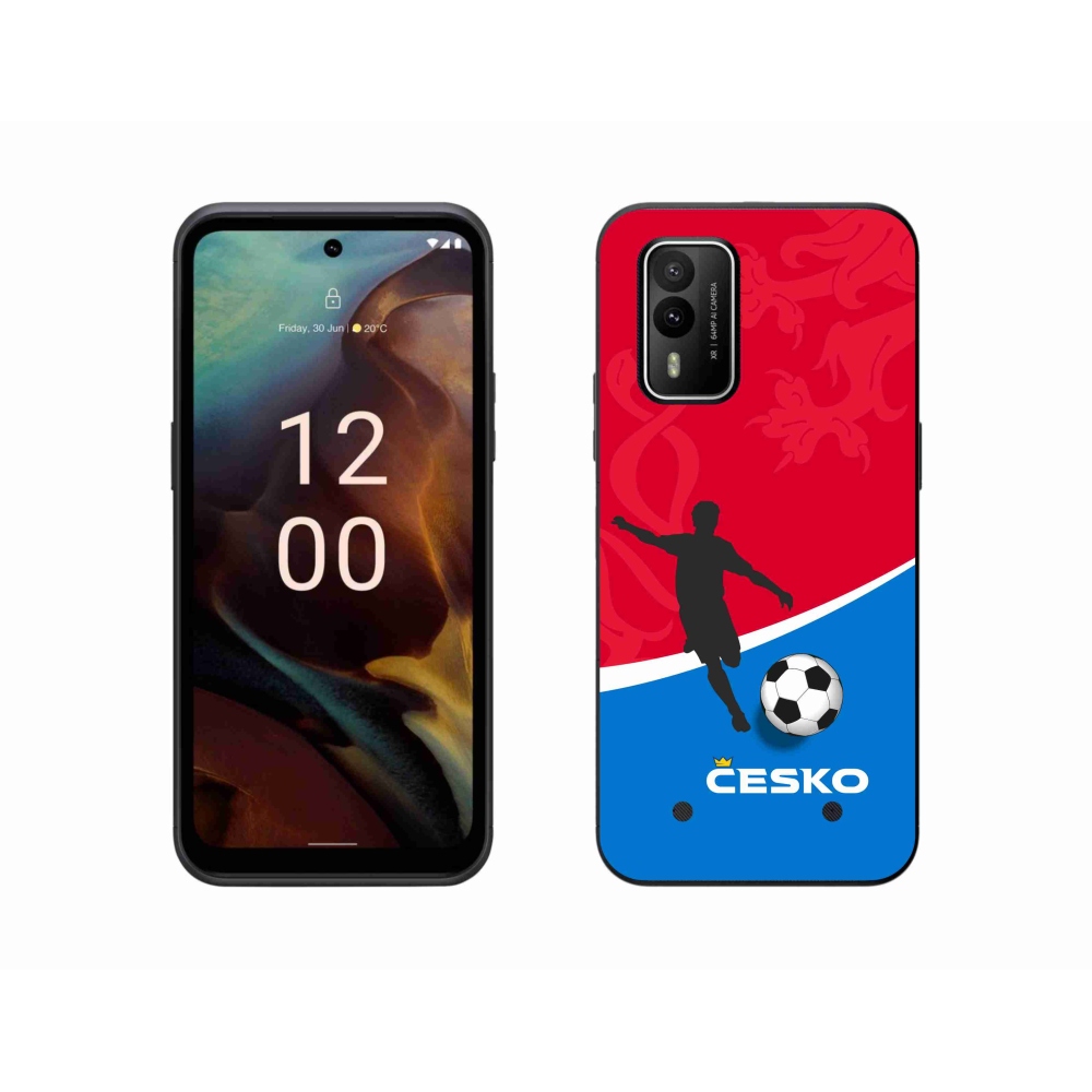Gélový kryt mmCase na Nokia XR21 - futbal Česko