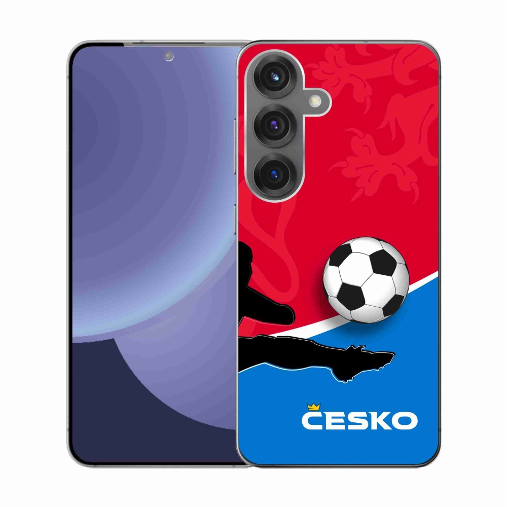 Gélový kryt mmCase na Samsung Galaxy S25 - futbal Česko 2