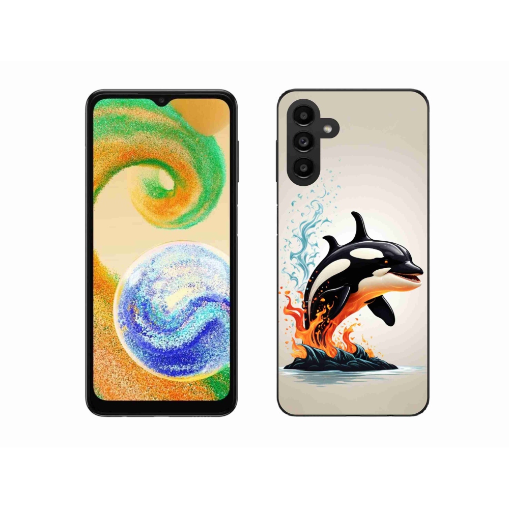 Gélový kryt mmCase na Samsung Galaxy A04s (164.7x76.7x9.1mm) - kosatka