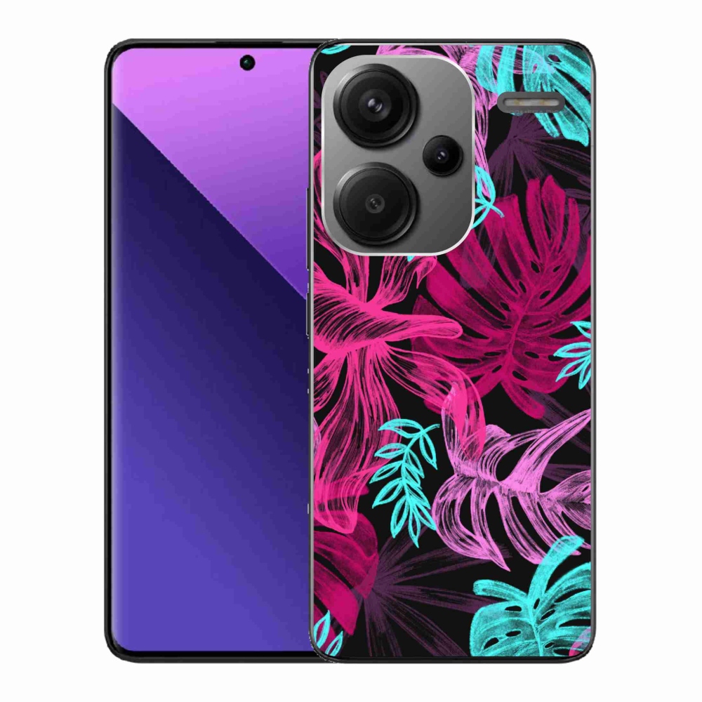 Gélový kryt mmCase na Xiaomi Redmi Note 13 Pro+ 5G - kvety 1