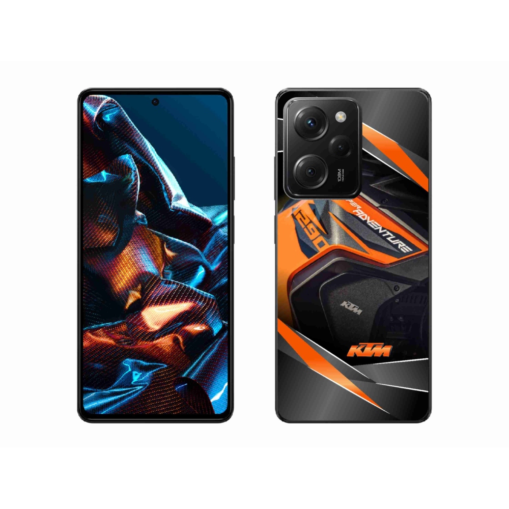 Gélový kryt mmCase na Xiaomi Poco X5 Pro 5G - motorka ktm