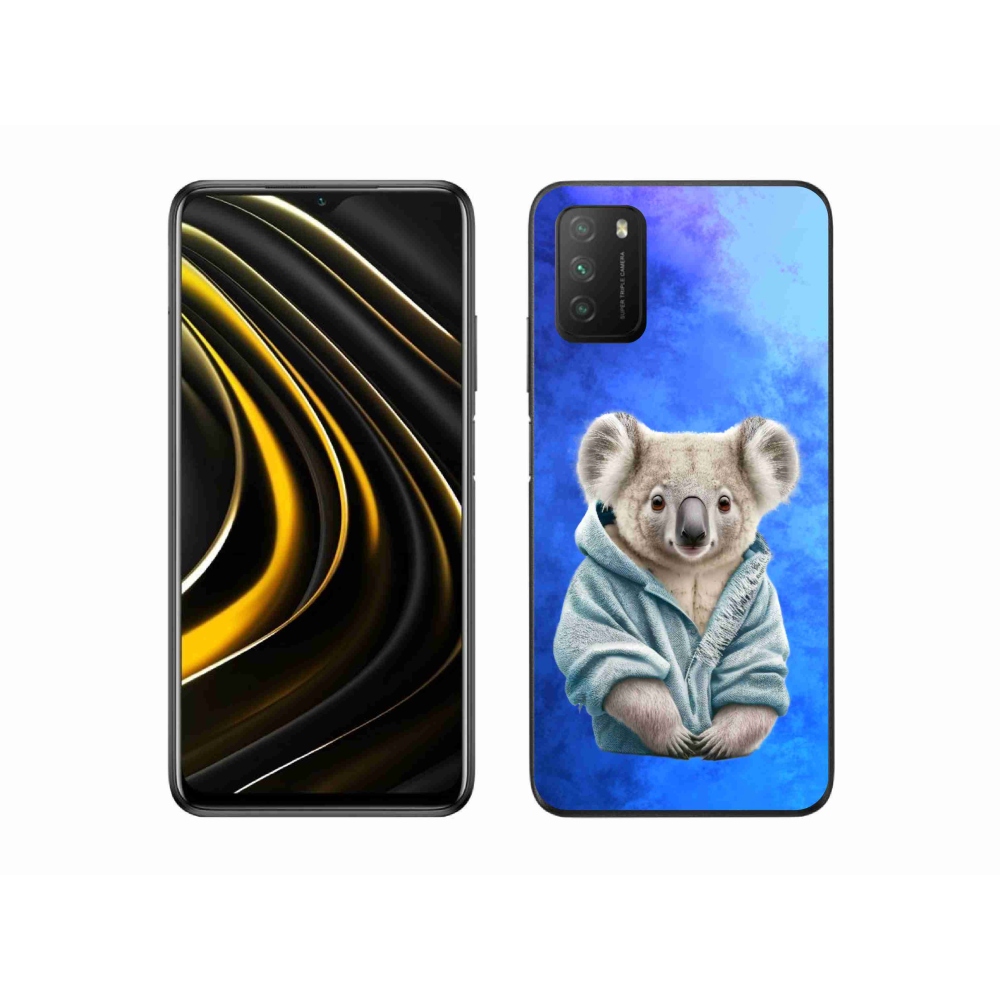 Gélový kryt mmCase na Xiaomi Poco M3 - koala vo svetri