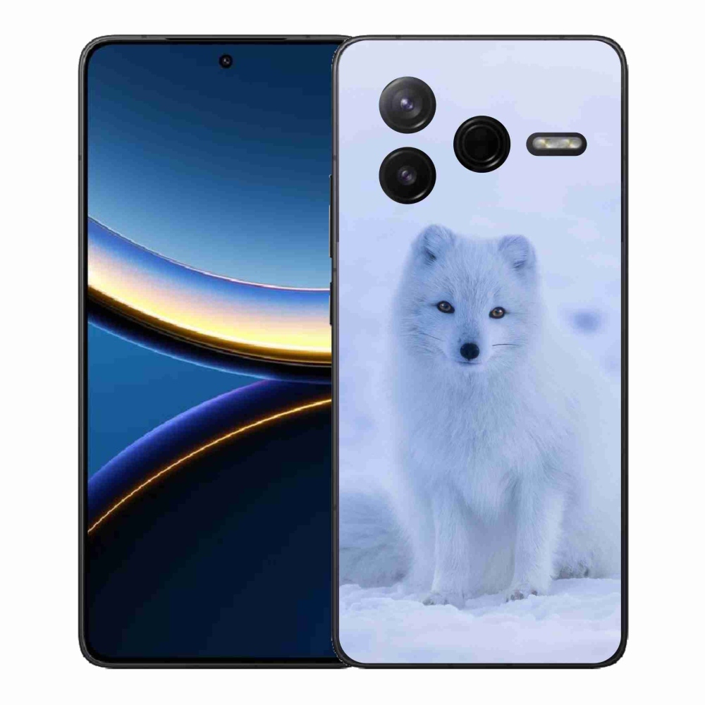 Gélový kryt mmCase na Xiaomi Poco F7 Pro - polárna líška
