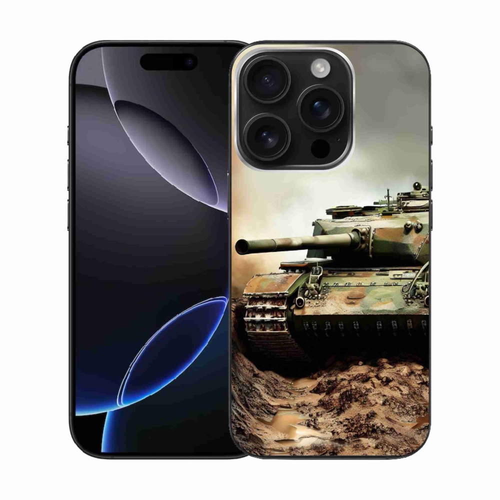 Gélový kryt mmCase na iPhone 16 Pro - tank