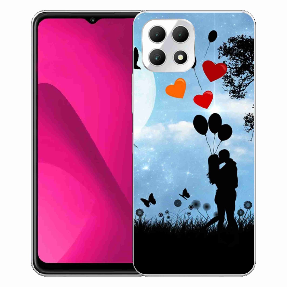Gélový kryt mmCase na T-Mobile T Phone 2 - zamilovaný pár