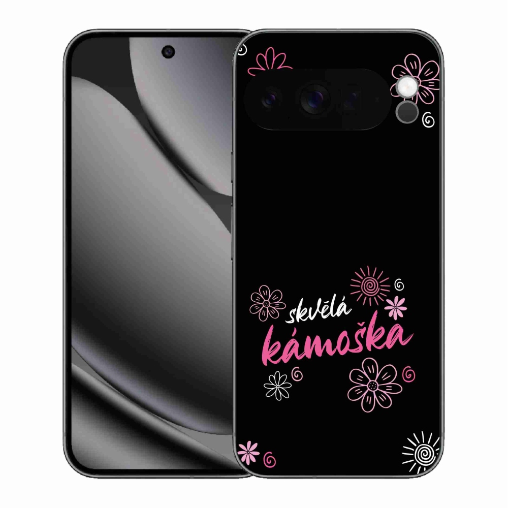 Gélový kryt mmCase na Google Pixel 10 Pro XL - skvelá kamoška čierne pozadie