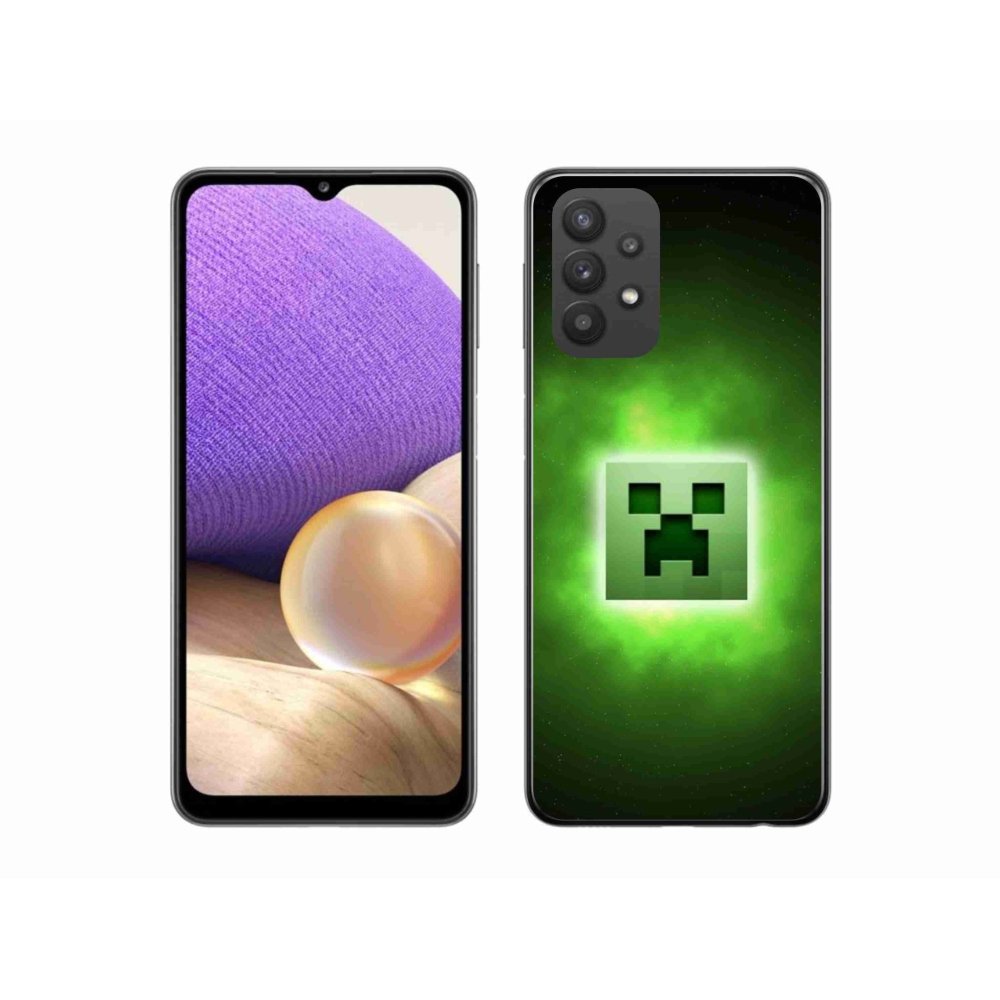 Gélový kryt mmCase na Samsung Galaxy A32 5G - minecraft