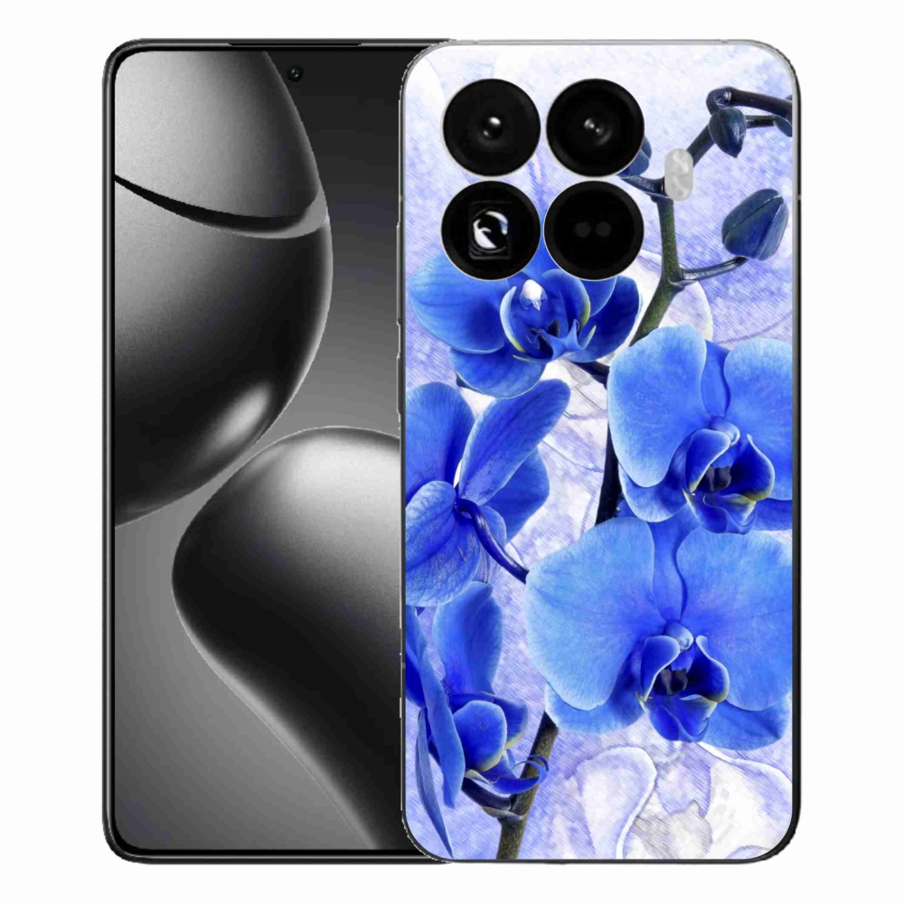 Gélový kryt mmCase na Xiaomi 15T Pro - modré kvety