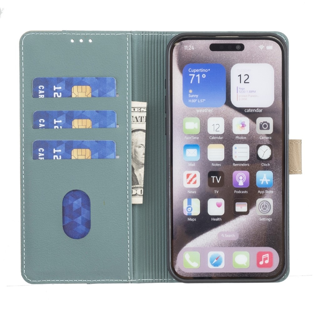 BNF DUO knižkové púzdro na Samsung Galaxy A06 4G - zelené