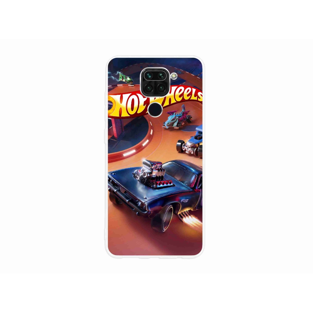 Gélový kryt mmCase na Xiaomi Redmi Note 9 - hot wheels