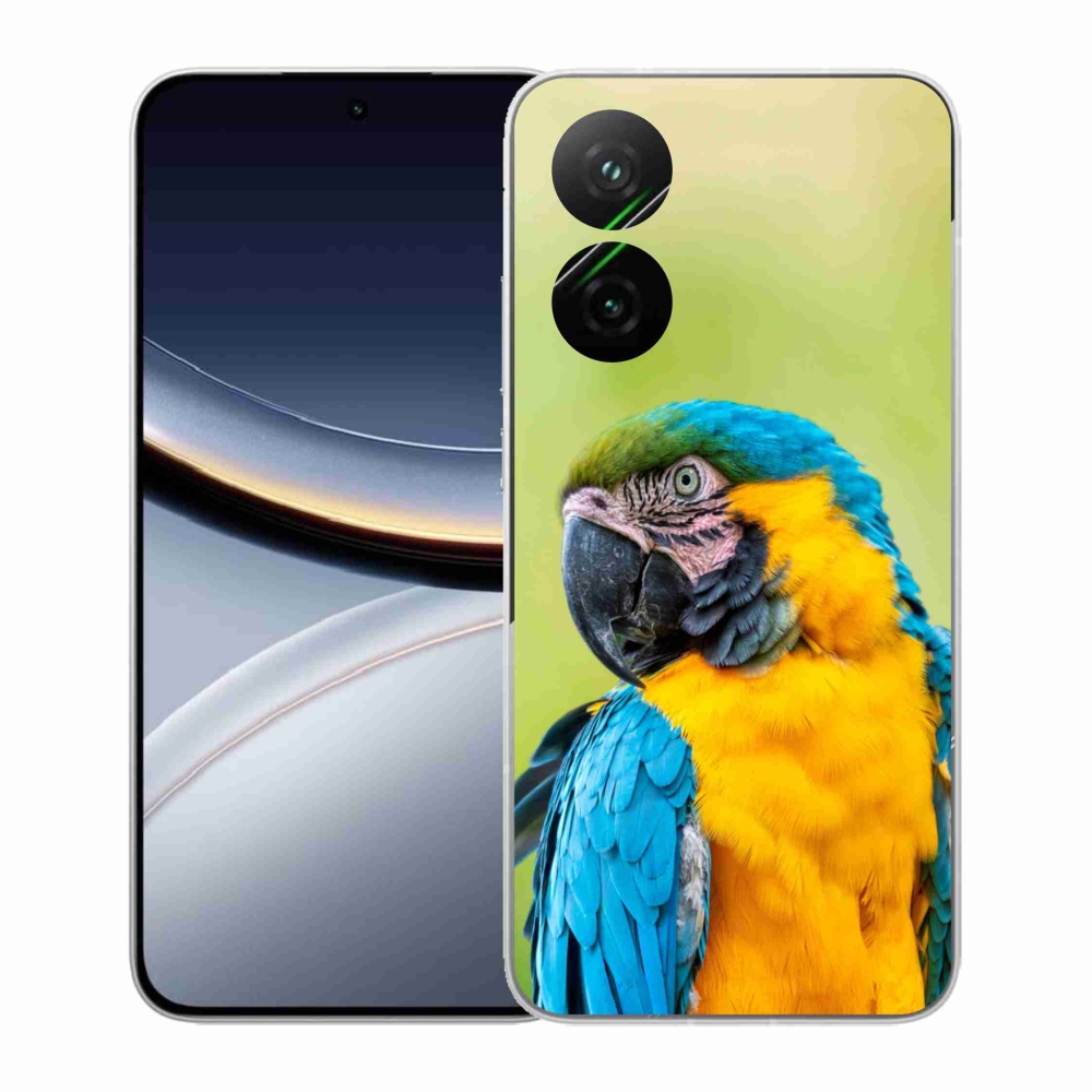 Gélový kryt mmCase na Xiaomi Poco F7 5G - papagáj ara 2