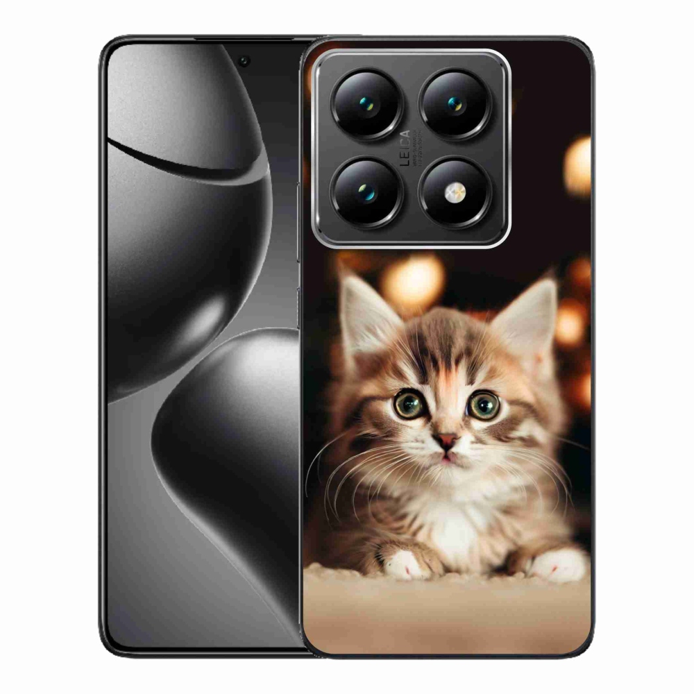 Gélový kryt mmCase na Xiaomi 14T Pro - roztomilé mačiatko 2