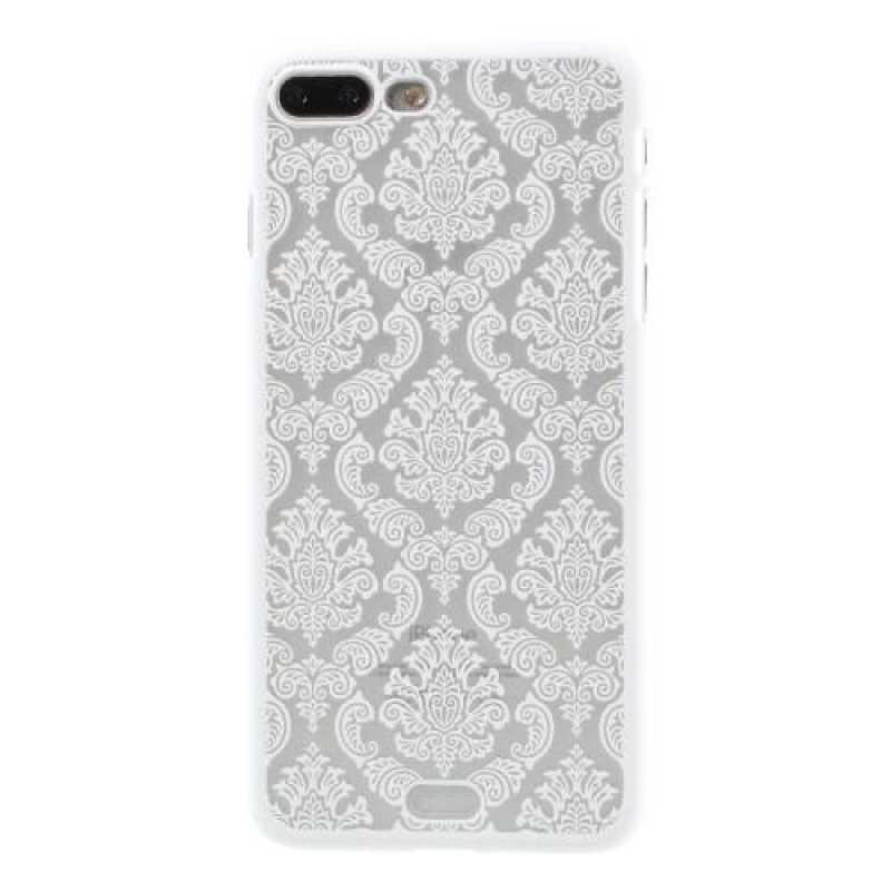 Lace plastový obal na iPhone 7 Plus a iPhone 8 Plus - biely