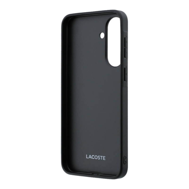 Lacoste Iconic Petit Pique Woven Logo MagSafe zadný kryt pre Samsung Galaxy A37 Black