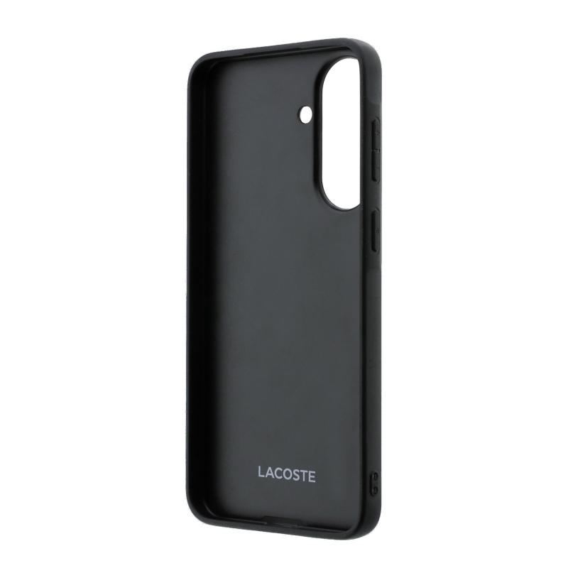 Lacoste Iconic Petit Pique Woven Logo MagSafe zadný kryt pre Samsung Galaxy A57 Black