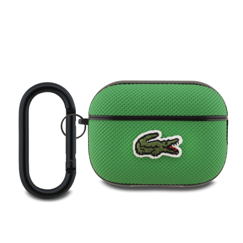 Lacoste Petit Pique Croc Logo Patch Case pre AirPods Pro 2 Green