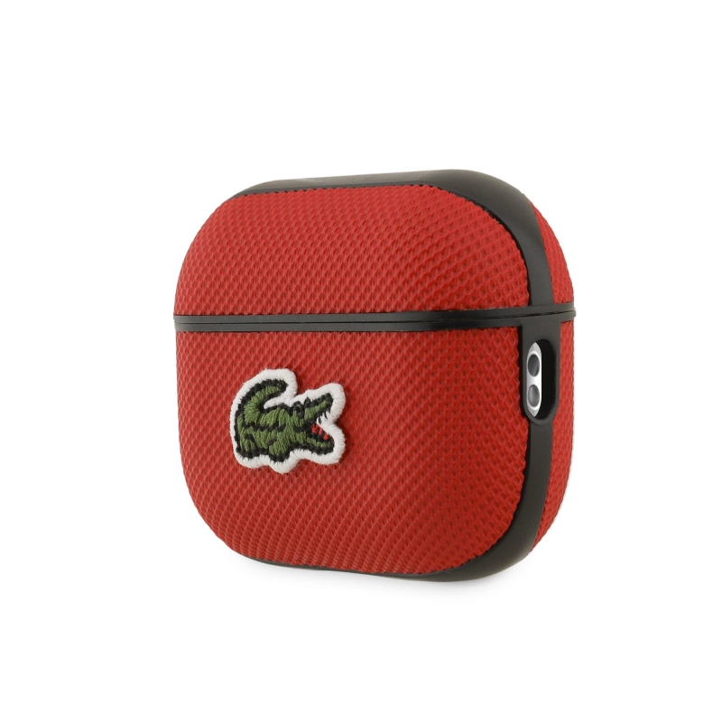 Lacoste Petit Pique Croc Logo Patch Case pre AirPods Pro 2 Red