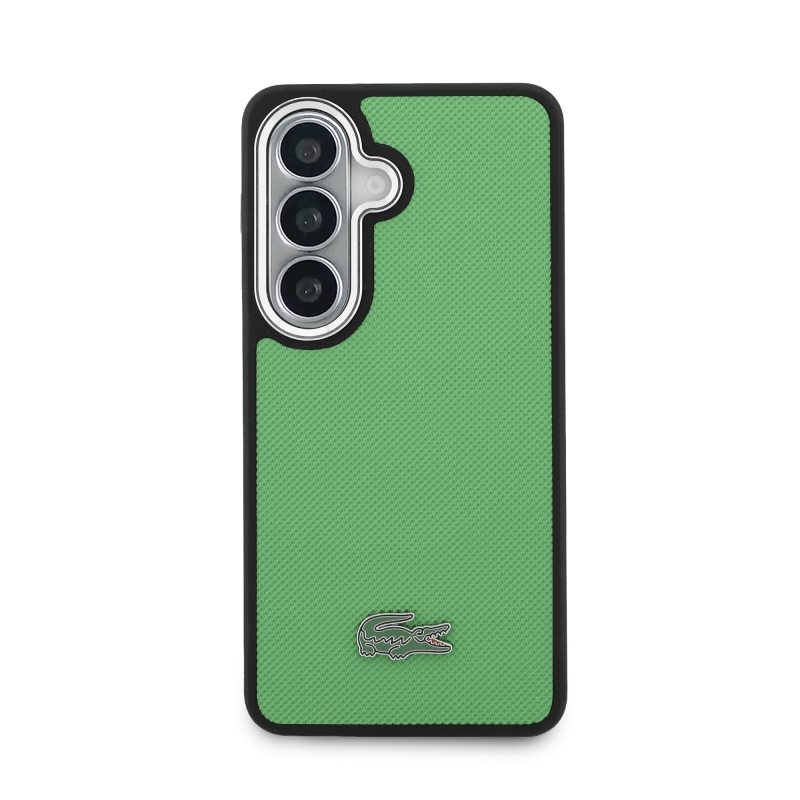 Lacoste Petit Pique Metal Logo Magnetic Back Cover pre Samsung Galaxy S26 Estragon Green