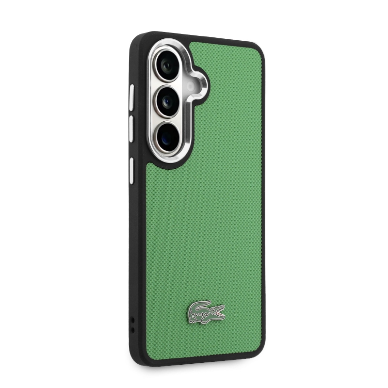 Lacoste Petit Pique Metal Logo Magnetic Back Cover pre Samsung Galaxy S26+ Estragon Green